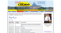 Desktop Screenshot of peterjlucido.com